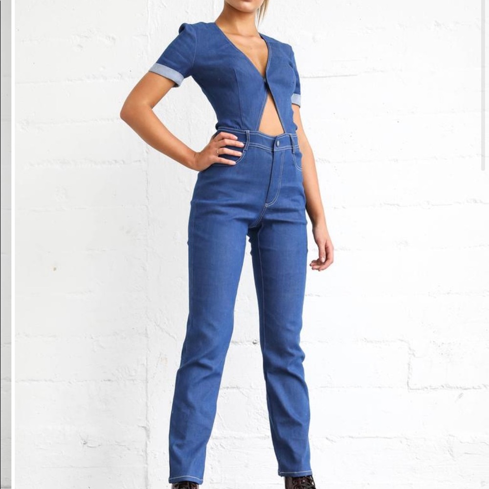 Tigermist Sofia denim jumpsuit - worn once !